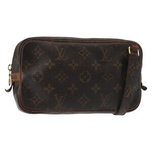 Authentic LOUIS VUITTON Monogram Marly Bandouliere Shoulder Bag M51828 LV